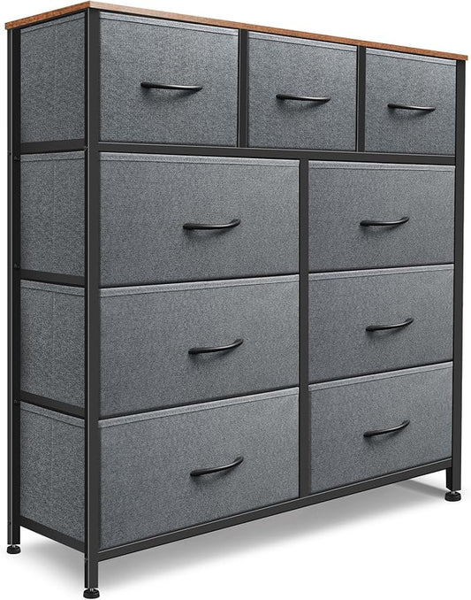 Dresser for Bedroom with 9 Drawers, Chest of Drawers, Storage Drawers Organizer by Sonharlar