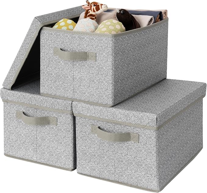 GRANNY SAYS Storage Bins with Lids, Keepsake Memory Box, Storage Basket with Lid by GRANNYSAYS