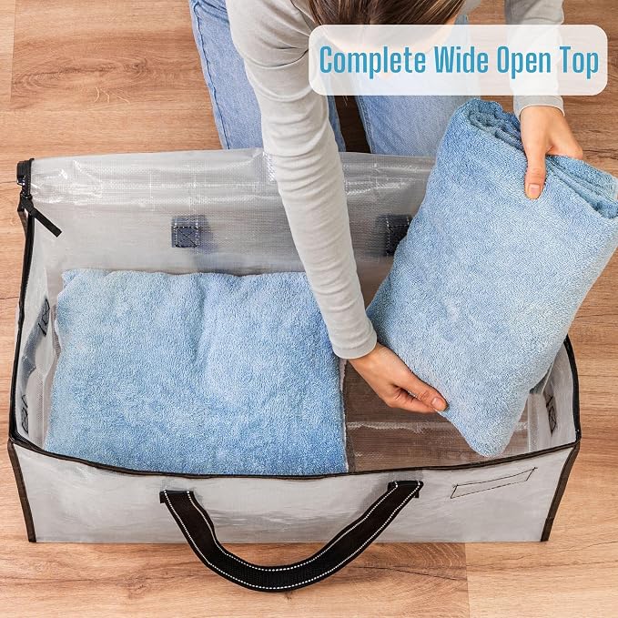 VENO 2 Pack Moving Bags, Comforter and Blanket Storage Bags - Image 2
