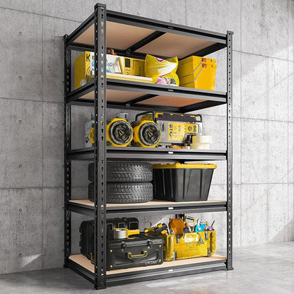 REIBII 2030LBS Storage Shelves 5 Tier Garage Shelving Heavy Duty Metal Shelving by REIBII