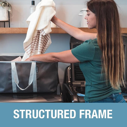 CleverMade Collapsible Laundry Tote - Image 6