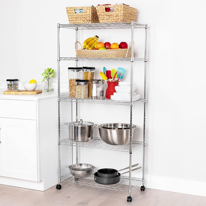 5-Tier Steel Wire Shelving - Image 2