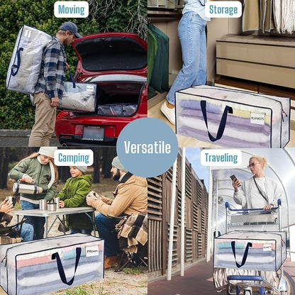 VENO 8 Pack Moving Bags w/Backpack Straps, Heavy Duty, Moving Boxes Alternative - Image 6