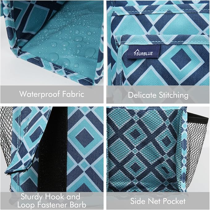 Surblue Bedside Caddy Hanging Bed Organizer Storage Bag Pocket - Image 4