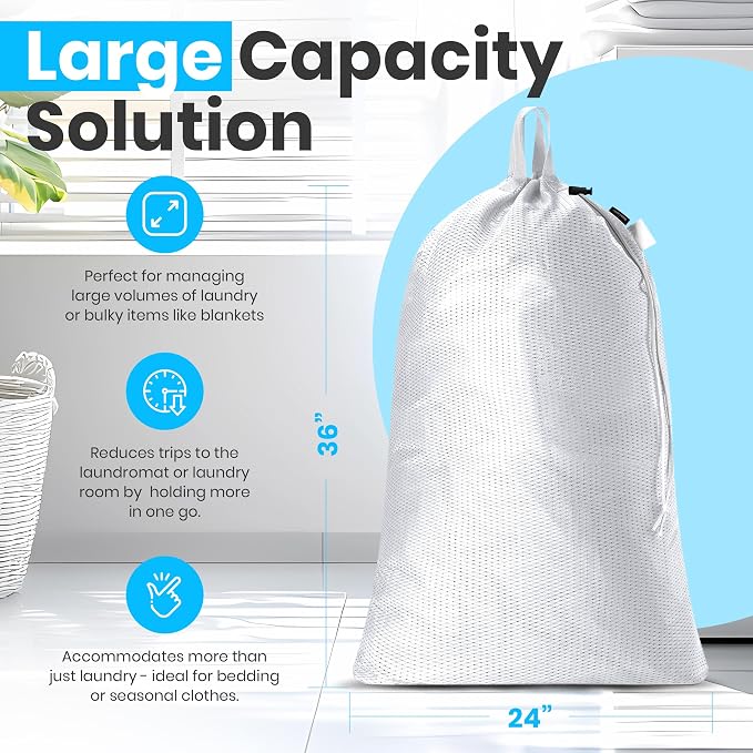 Handy Laundry Mesh Laundry Bag 24 x 36 Inches - Image 2