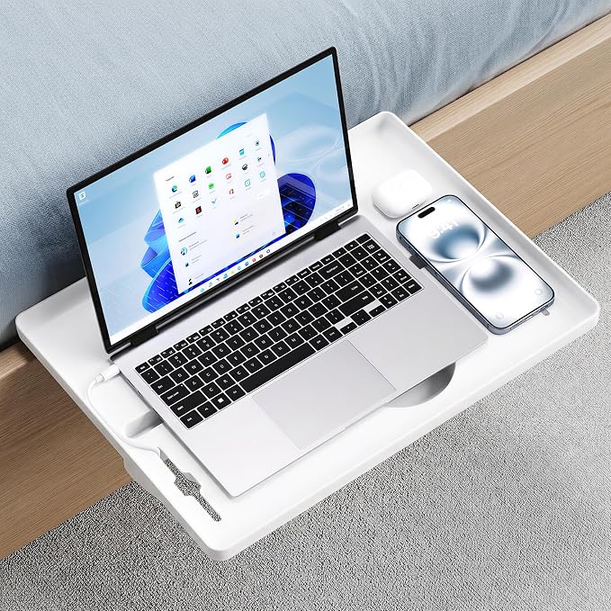 JOYMOOP Clip-On Bedside Shelf for Bunk Beds, Dorm Room Essentials, Bedside Caddy - Image 12