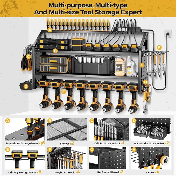 LBT Large Power Tool Organizer Wall Mount - Image 4