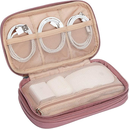 NISHEL Travel Cord Organizer Case, Double Layers Tech Electronic Case, Travel - Image 5