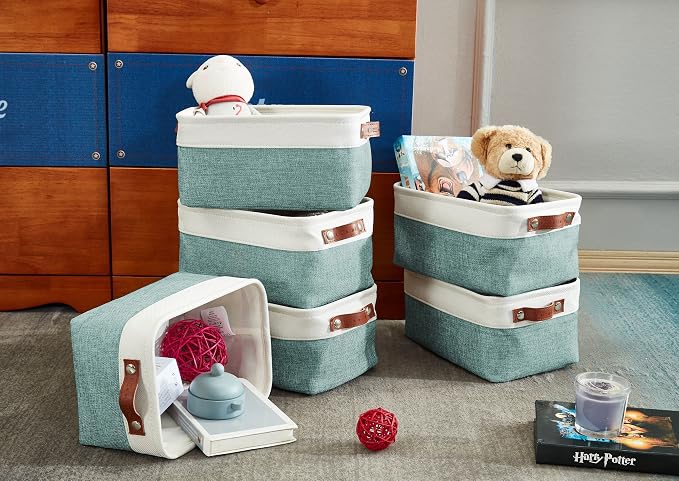 DECOMOMO Small Storage Basket, Closet Storage Bins, Baskets - Image 3