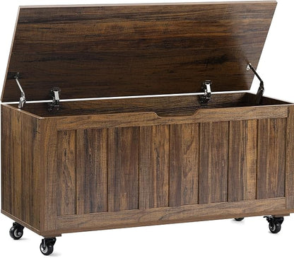 HYZ Storage Chest, 39.4'' Wooden Storage Bench by HYZ