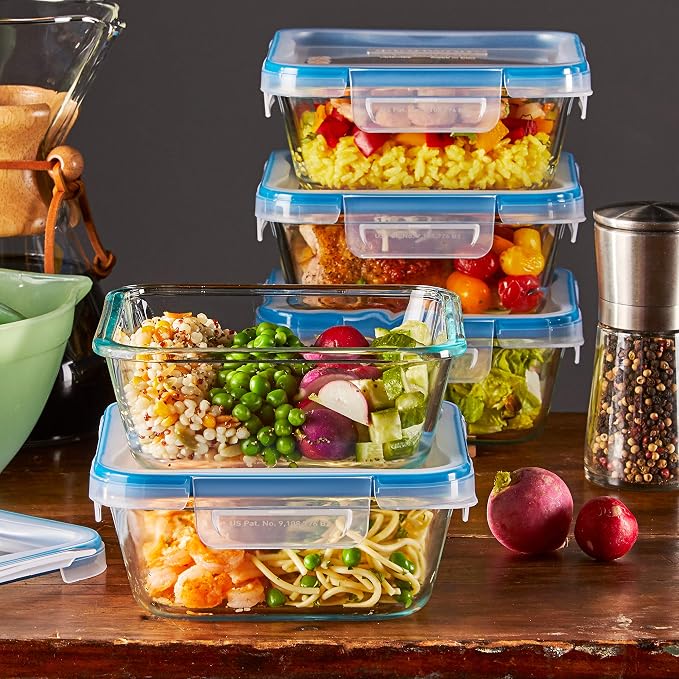 Snapware Total Solutions Glass Food Storage Containers Set, Airtight & - Image 7