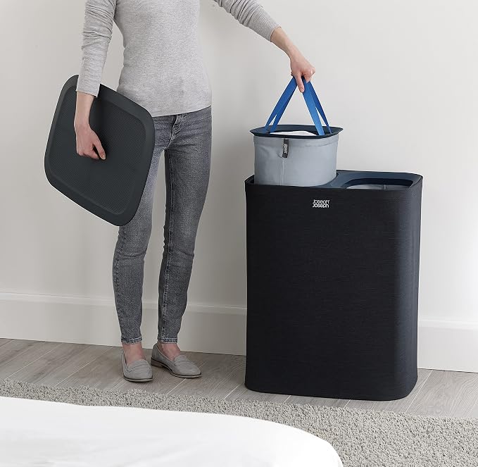 Joseph Joseph Tota 90 liter/23.8 gallon Laundry Hamper Separation Basket - Image 4
