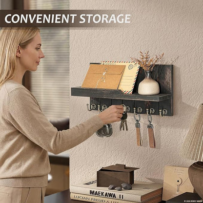 Rebee Vision Farmhouse Key Holder Wall Mount - Image 4
