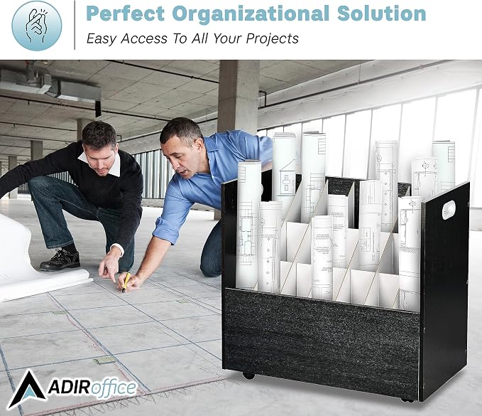 AdirOffice Adir Blue Print Storage Organizer - Image 7