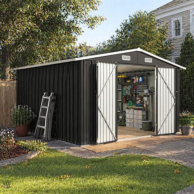Aoxun 10 x 12FT Outdoor Storage Shed by Aoxun