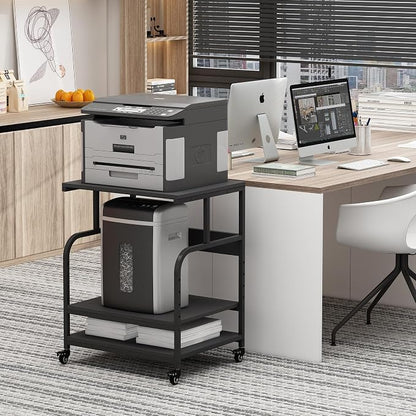 Printer Stand, 23.6 x18.9 x 30 Inches Large Printer Table - Image 8