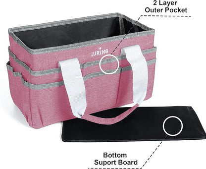 JJRING Craft Organizer Tote Bag, Art Storage Caddy - Image 3