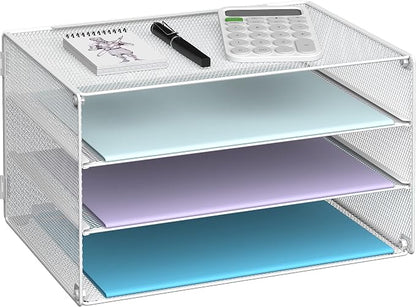 DALTACK 3 Tier Letter Tray Paper Organizer by DALTACK