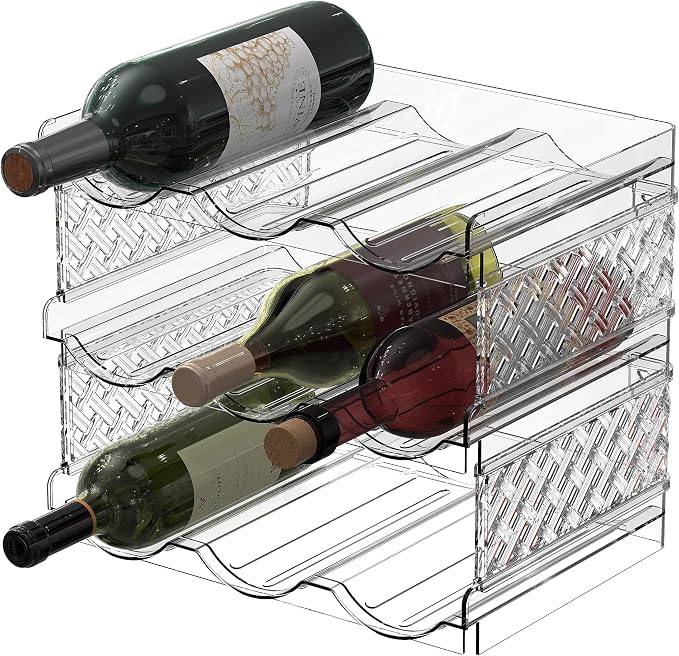 Simple Houseware 3-Tier Stackable Water Bottle Storage Organizer, and - Image 5