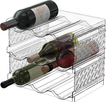 Simple Houseware 3-Tier Stackable Water Bottle Storage Organizer, and - Image 5