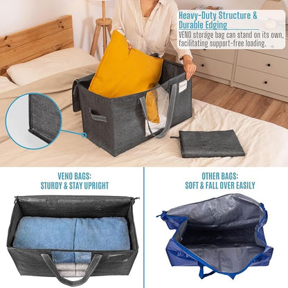 VENO 8 Pack Moving Bags, Comforter and Blanket Storage Bags - Image 3
