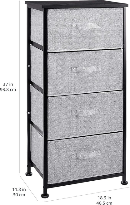 Amazon Basics Fabric 4-Drawer Storage Organizer Unit - Image 3