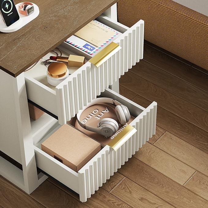 HIFYOBRO Fluted Nightstands - Image 7