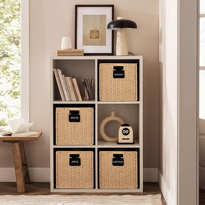 UBBCARE 4 Pack Wicker Basket, 12×12 Storage Cubes - Image 4