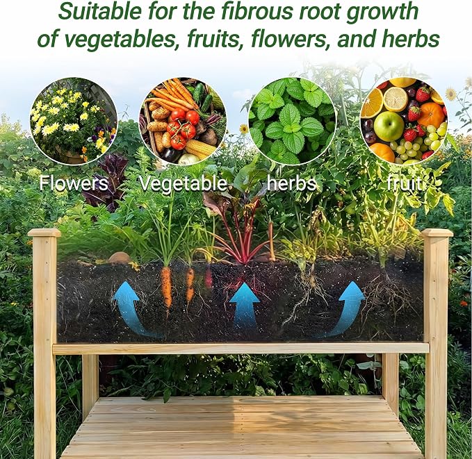 48x23-Inch Raised Garden Bed - Image 9