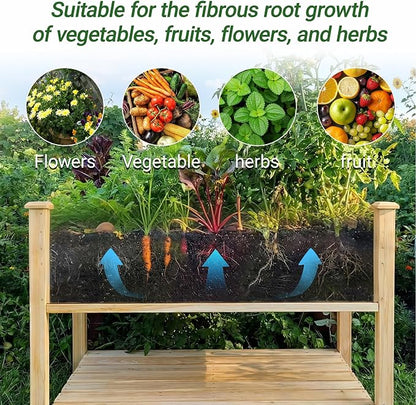 48x23-Inch Raised Garden Bed - Image 9