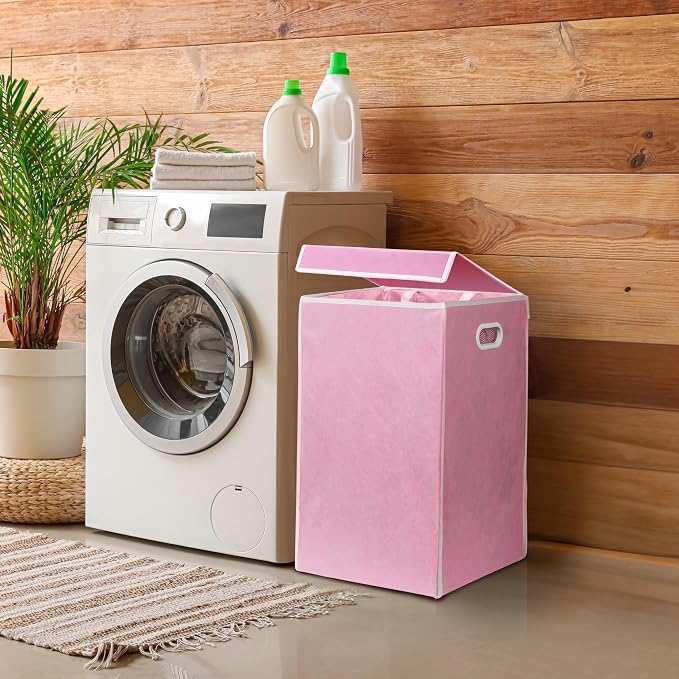 Simple Houseware Foldable Laundry Hamper Basket - Image 6