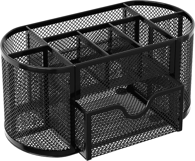 EasyPAG Mesh Pen Holder Desk Organizer - Image 2