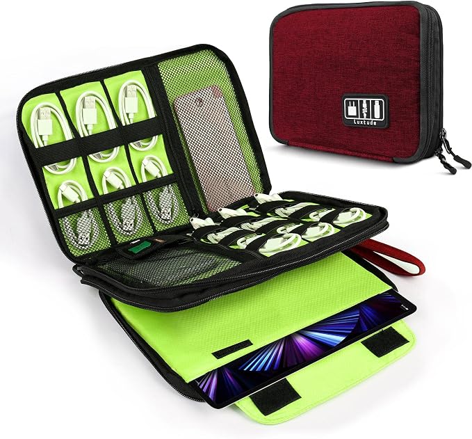 Luxtude Electronic Organizer Travel Case Large, Cord Organizer Travel, Large by Luxtude