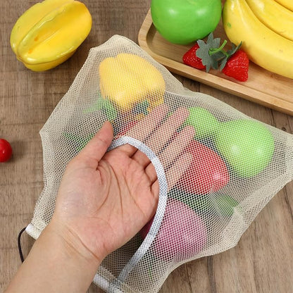 2PCS Hanging Mesh Storage Bags for Fruits, Vegetables, Garlic - Image 5
