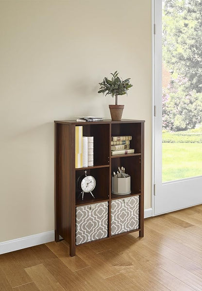 ClosetMaid 16054 Premium Adjustable 6-Cube Organizer, Dark Chestnut - Image 2