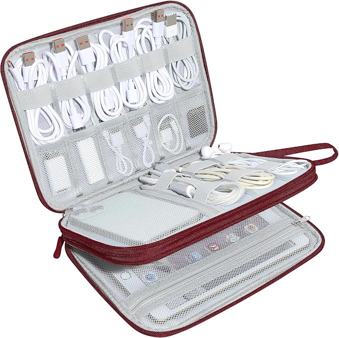 CILLA Electronics Organizer Travel, Travel Cord Organizer Case, Compact by CILLA