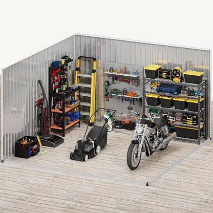 DWVO 10x10ft Large Tool Storage Shed - Image 7