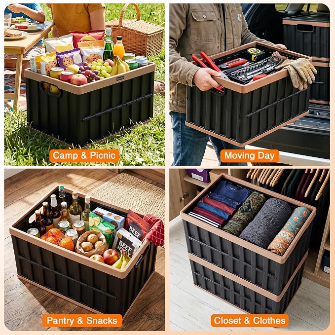 Citylife 64L Collapsible Storage Bins - Image 9
