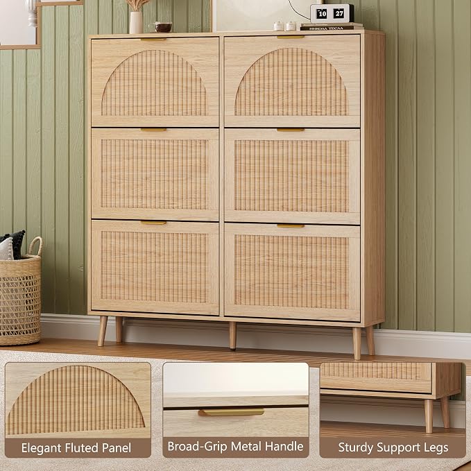 BORNOON Shoe Cabinet for Entryway - Image 5