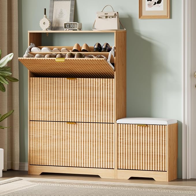 Xixini Shoe Storage Cabinet for Entryway by Xixini