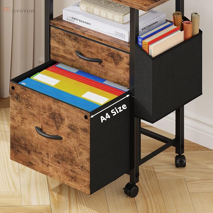GYIIYUO 2 Drawer File Cabinet - Image 6