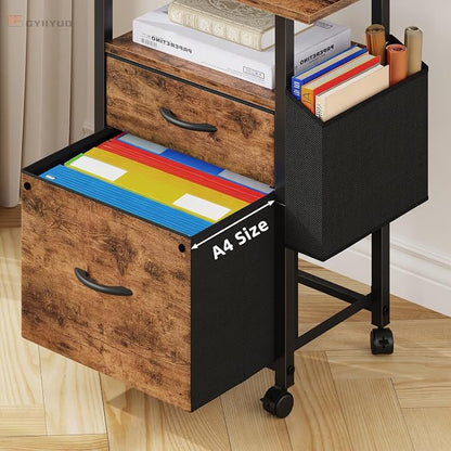 GYIIYUO 2 Drawer File Cabinet - Image 6