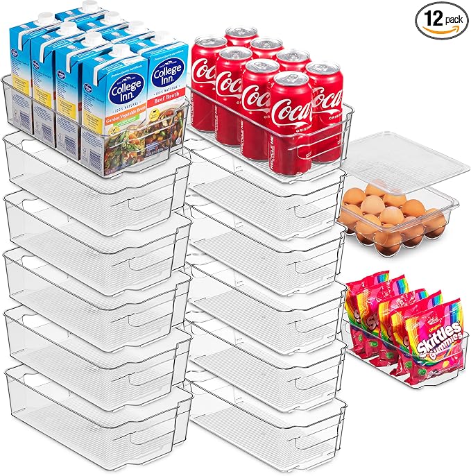 Oizeir Refrigerator Organizer Bins by Oizeir
