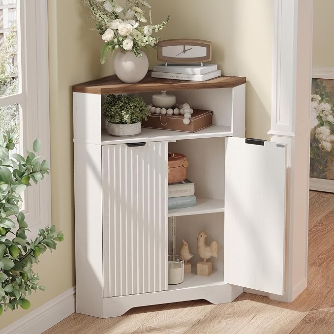 Vabches Corner Cabinet, Corner Bathroom Cabinet - Image 8