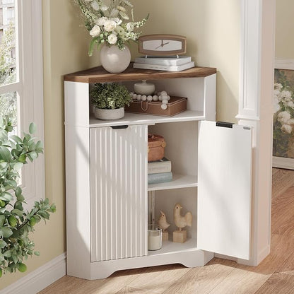 Vabches Corner Cabinet, Corner Bathroom Cabinet - Image 8