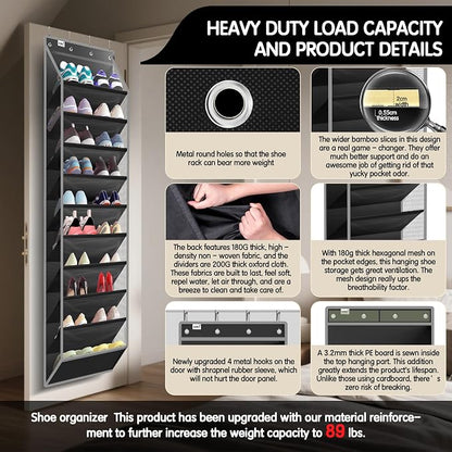 10 Tier Over The Door Organizer - Image 3