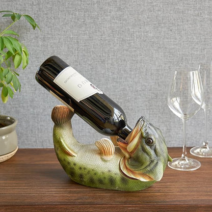 True Boozy Bass Polyresin Wine Bottle Holder - Image 6