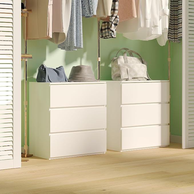 woodtalks 3 Drawer Dresser, Wood Chest Drawers - Image 3