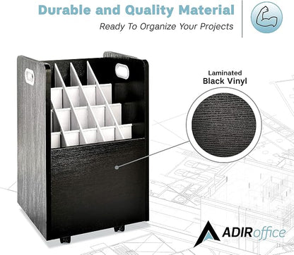 AdirOffice Adir Blue Print Storage Organizer - Image 5