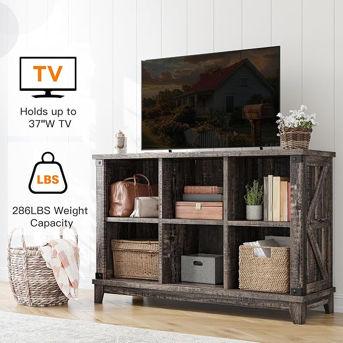 EnHomee 6 Cube Storage Organizer Bookshelf, Wood Cube Shelf Bookcase - Image 5